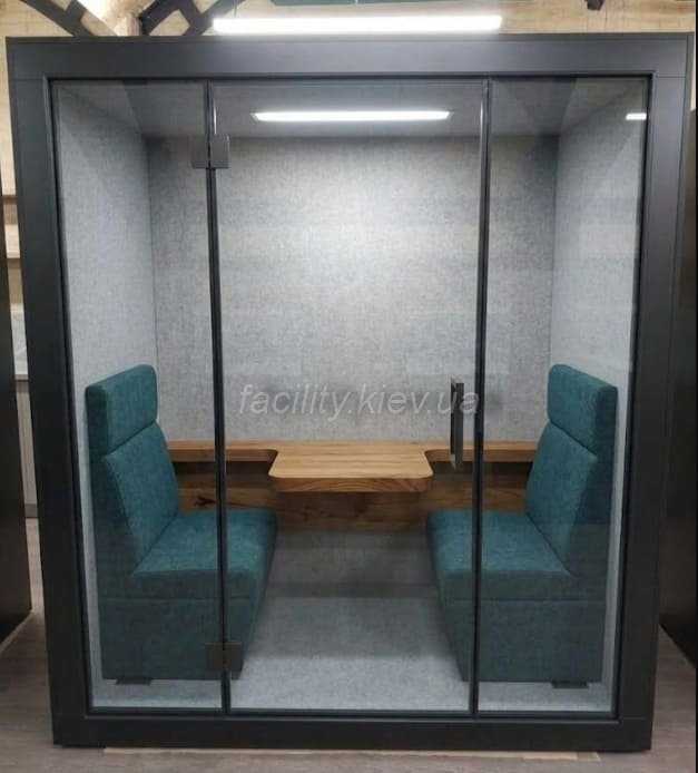 акустична кабіна для переговорів на чотири особи